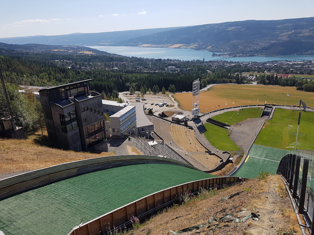 Outdoor sports facilities in Lillehammer.