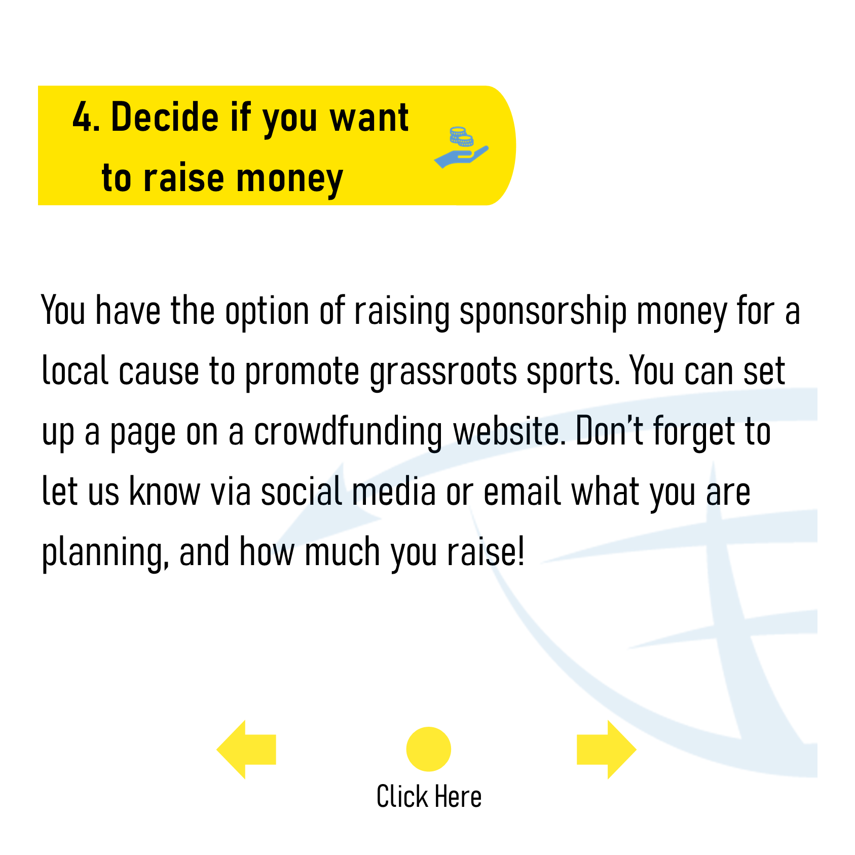 4. Decide if you want to raise money